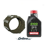 Mondial Kt 125 Debriyaj Balata Yağ Set Motul 5100 Obdb029