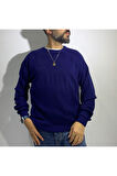 Oversize Örme Erkek Basic Kazak