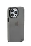 Iphone 14 Uyumlu Metal Tuşlu Sert Mika Sararmaz Telefon Kılıfı Kapak