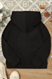 Uyguntarz Çocuk Yin Yang Cats Baskılı Sweatshirt
