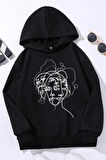 Uyguntarz Çocuk Woman one line Baskılı Sweatshirt