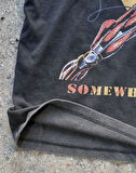 Iron Maiden Baskılı Oversize T-shirt