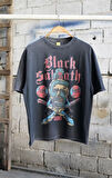 Black Sabbath Born Again Yıkamalı Oversize T-shirt