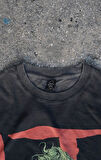 IT Chapter Two Baskılı Oversize Yıkamalı T-shirt