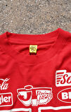 Race Day Honda Baskılı Red Uzun Kol T-shirt