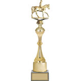 ODAK KUPA - Figürlü Kupalar - At / Binici Figürlü Kupalar FG-031 A - 44 cm