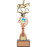 ODAK KUPA - Figürlü Kupalar - At / Binici Figürlü Kupalar FG-036 C - 36 cm