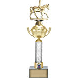 ODAK KUPA - Figürlü Kupalar - At / Binici Figürlü Kupalar FG-058 A - 45 cm