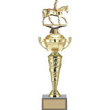 ODAK KUPA - Figürlü Kupalar - At / Binici Figürlü Kupalar FG-076 C - 45 cm