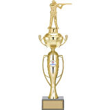 ODAK KUPA - Figürlü Kupalar - Atıcı Figürlü Kupalar FG-072 C - 48 cm