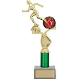 ODAK KUPA - Figürlü Kupalar - Atletizm Kadın Figürlü Kupalar FG-018 C - 35 cm