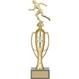 ODAK KUPA - Figürlü Kupalar - Atletizm Kadın Figürlü Kupalar FG-026 C - 40 cm