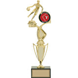ODAK KUPA - Figürlü Kupalar - Basketbol Kadın Figürlü Kupalar FG-043 C - 39 cm