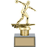 ODAK KUPA - Figürlü Kupalar - Bowling Erkek Figürlü Kupalar FG-001 B - 20 cm