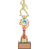 ODAK KUPA - Figürlü Kupalar - Masa Tenisi Erkek Figürlü Kupalar FG-036 C - 36 cm