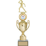 ODAK KUPA - Figürlü Kupalar - Masa Tenisi Kadın Figürlü Kupalar FG-037 B - 43 cm