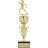 ODAK KUPA - Figürlü Kupalar - Masa Tenisi Kadın Figürlü Kupalar FG-044 C - 37 cm