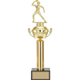 ODAK KUPA - Figürlü Kupalar - Masa Tenisi Kadın Figürlü Kupalar FG-048 A - 43 cm