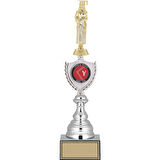 ODAK KUPA - Figürlü Kupalar - Mezuniyet Kadın Figürlü Kupalar FG-035 C - 39 cm