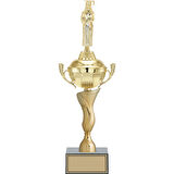 ODAK KUPA - Figürlü Kupalar - Mezuniyet Kadın Figürlü Kupalar FG-070 B - 47 cm