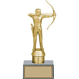 ODAK KUPA - Figürlü Kupalar - Okçu Figürlü Kupalar FG-001 B - 21 cm