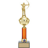 ODAK KUPA - Figürlü Kupalar - Okçu Figürlü Kupalar FG-055 B - 44 cm