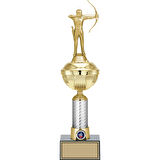 ODAK KUPA - Figürlü Kupalar - Okçu Figürlü Kupalar FG-057 C - 41 cm