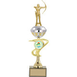 ODAK KUPA - Figürlü Kupalar - Okçu Figürlü Kupalar FG-065 C - 44 cm