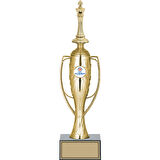 ODAK KUPA - Figürlü Kupalar - Satranç Figürlü Kupalar FG-026 C - 36 cm