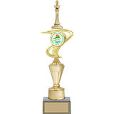 ODAK KUPA - Figürlü Kupalar - Satranç Figürlü Kupalar FG-041 B - 40 cm