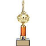 ODAK KUPA - Figürlü Kupalar - Satranç Figürlü Kupalar FG-055 C - 37 cm