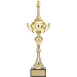 ODAK KUPA - Figürlü Kupalar - Satranç Figürlü Kupalar FG-062 A - 47 cm