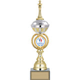 ODAK KUPA - Figürlü Kupalar - Satranç Figürlü Kupalar FG-066 C - 42 cm