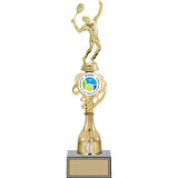 ODAK KUPA - Figürlü Kupalar - Tenis Erkek Figürlü Kupalar FG-033 C - 38 cm