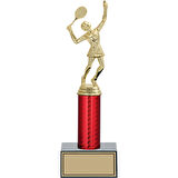 ODAK KUPA - Figürlü Kupalar - Tenis Kadın Figürlü Kupalar FG-004 A - 29 cm