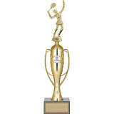ODAK KUPA - Figürlü Kupalar - Tenis Kadın Figürlü Kupalar FG-025 A - 39 cm