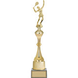 ODAK KUPA - Figürlü Kupalar - Tenis Kadın Figürlü Kupalar FG-031 A - 47 cm