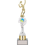 ODAK KUPA - Figürlü Kupalar - Tenis Kadın Figürlü Kupalar FG-036 B - 41 cm