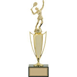 ODAK KUPA - Figürlü Kupalar - Tenis Kadın Figürlü Kupalar FG-039 A - 36 cm