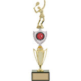 ODAK KUPA - Figürlü Kupalar - Tenis Kadın Figürlü Kupalar FG-042 C - 44 cm