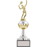 ODAK KUPA - Figürlü Kupalar - Tenis Kadın Figürlü Kupalar FG-045 B - 34 cm
