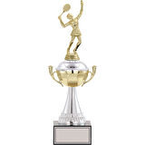 ODAK KUPA - Figürlü Kupalar - Tenis Kadın Figürlü Kupalar FG-046 A - 38 cm