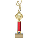 ODAK KUPA - Figürlü Kupalar - Tenis Kadın Figürlü Kupalar FG-053 A - 47 cm