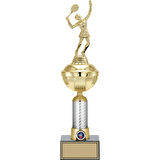 ODAK KUPA - Figürlü Kupalar - Tenis Kadın Figürlü Kupalar FG-057 C - 42 cm