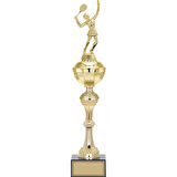 ODAK KUPA - Figürlü Kupalar - Tenis Kadın Figürlü Kupalar FG-061 B - 48 cm