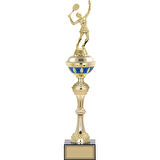 ODAK KUPA - Figürlü Kupalar - Tenis Kadın Figürlü Kupalar FG-063 B - 48 cm