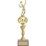 ODAK KUPA - Figürlü Kupalar - Tenis Kadın Figürlü Kupalar FG-069 C - 46 cm