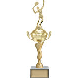 ODAK KUPA - Figürlü Kupalar - Tenis Kadın Figürlü Kupalar FG-070 C - 46 cm