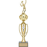 ODAK KUPA - Figürlü Kupalar - Tenis Kadın Figürlü Kupalar FG-071 C - 49 cm