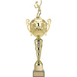 ODAK KUPA - Figürlü Kupalar - Tenis Kadın Figürlü Kupalar FG-090 A - 69 cm